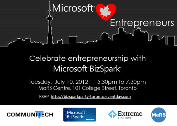 Microsoft <3 Entrepreneurs - WPC Party